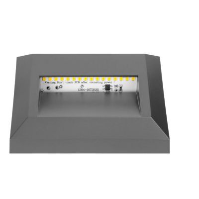 Lampa elewacyjna LED KIBO 1W 80lm IP65 4000K biała neutralna szary ORNO (AD-OP-6612GL4)